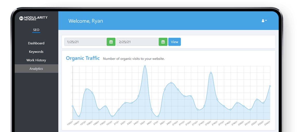 Modularity SEO Dashboard